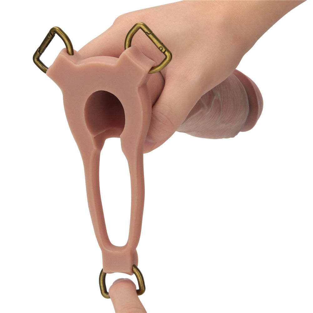 Lovetoy Ingen 9 Inch Enhanced Hollow Strap-On Set - L/XL/2XL
