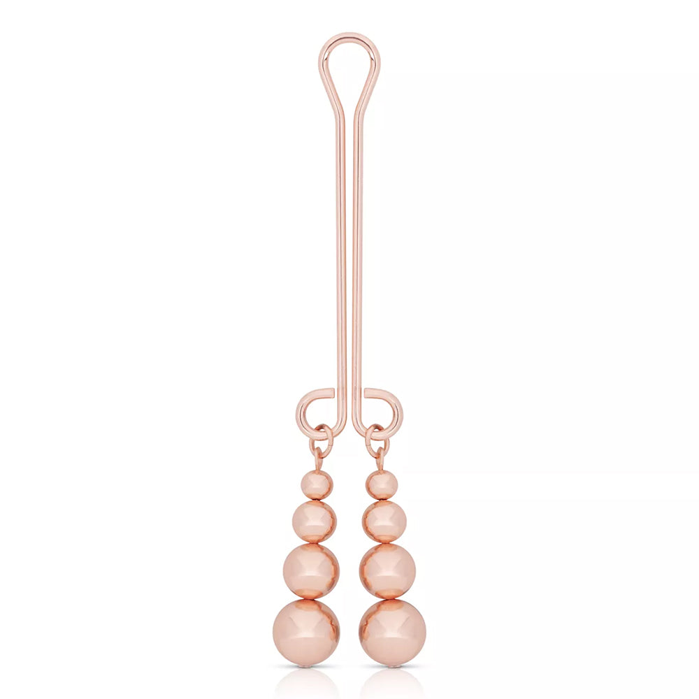 Rosy Gold Weighted Clitoris Clamp