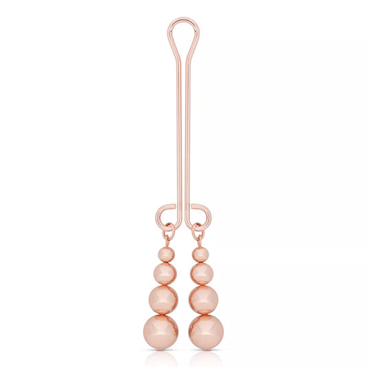Rosy Gold Weighted Clitoris Clamp