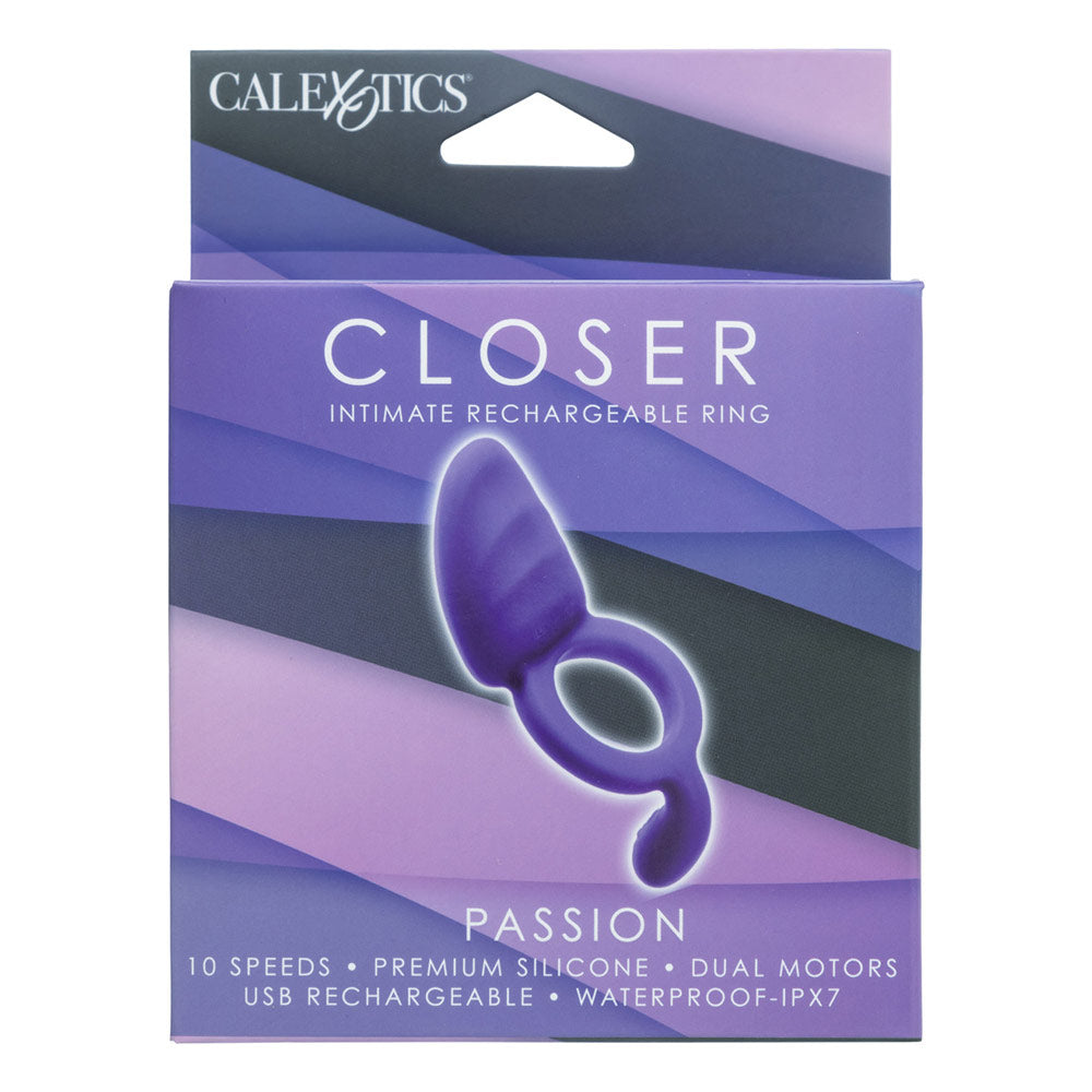 CalExotics Closer™ Intimate Rechargeable Passion Cock Ring