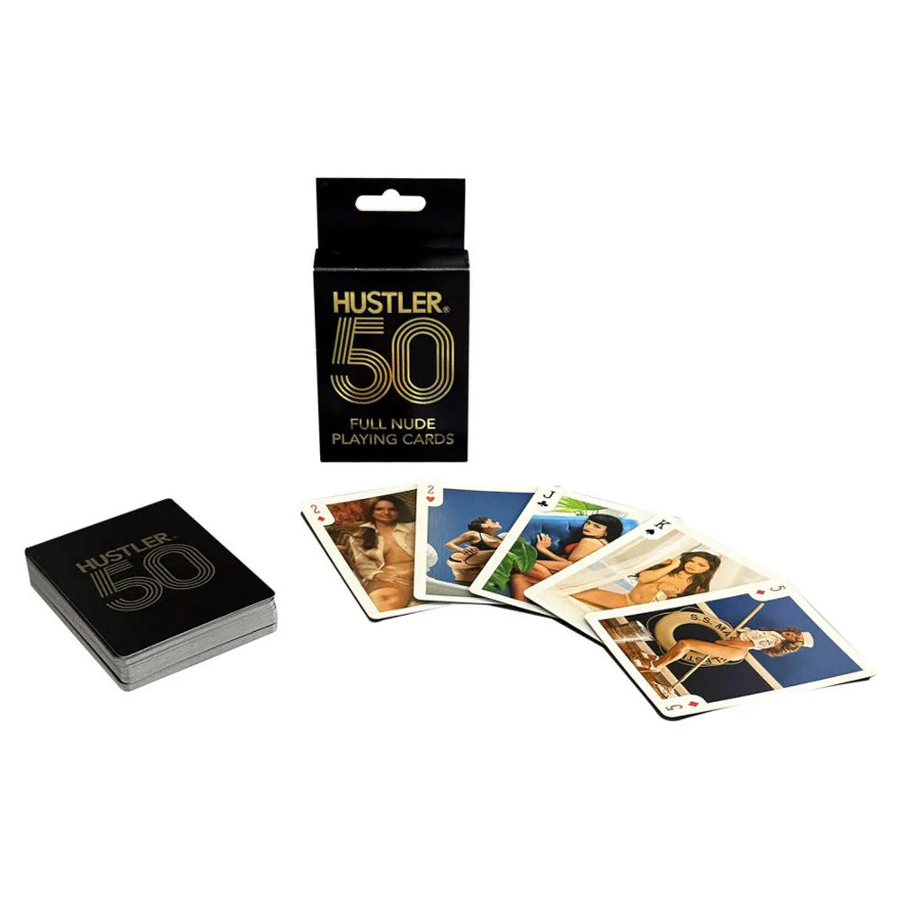 Hustler 50th Anniversary Playing Cards