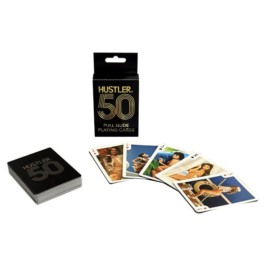 Hustler 50th Anniversary Playing Cards