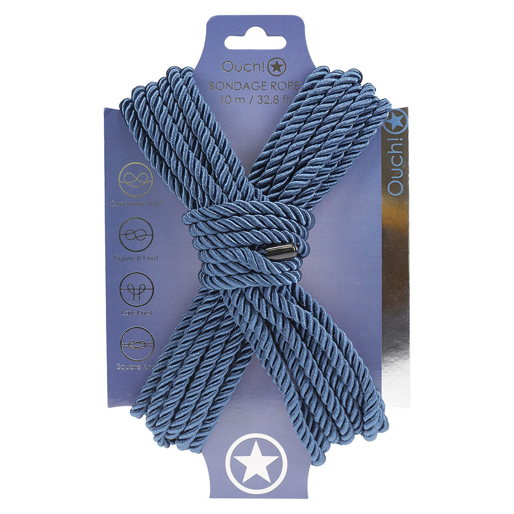 Shots Ouch! Nylon Bondage Rope - 10m