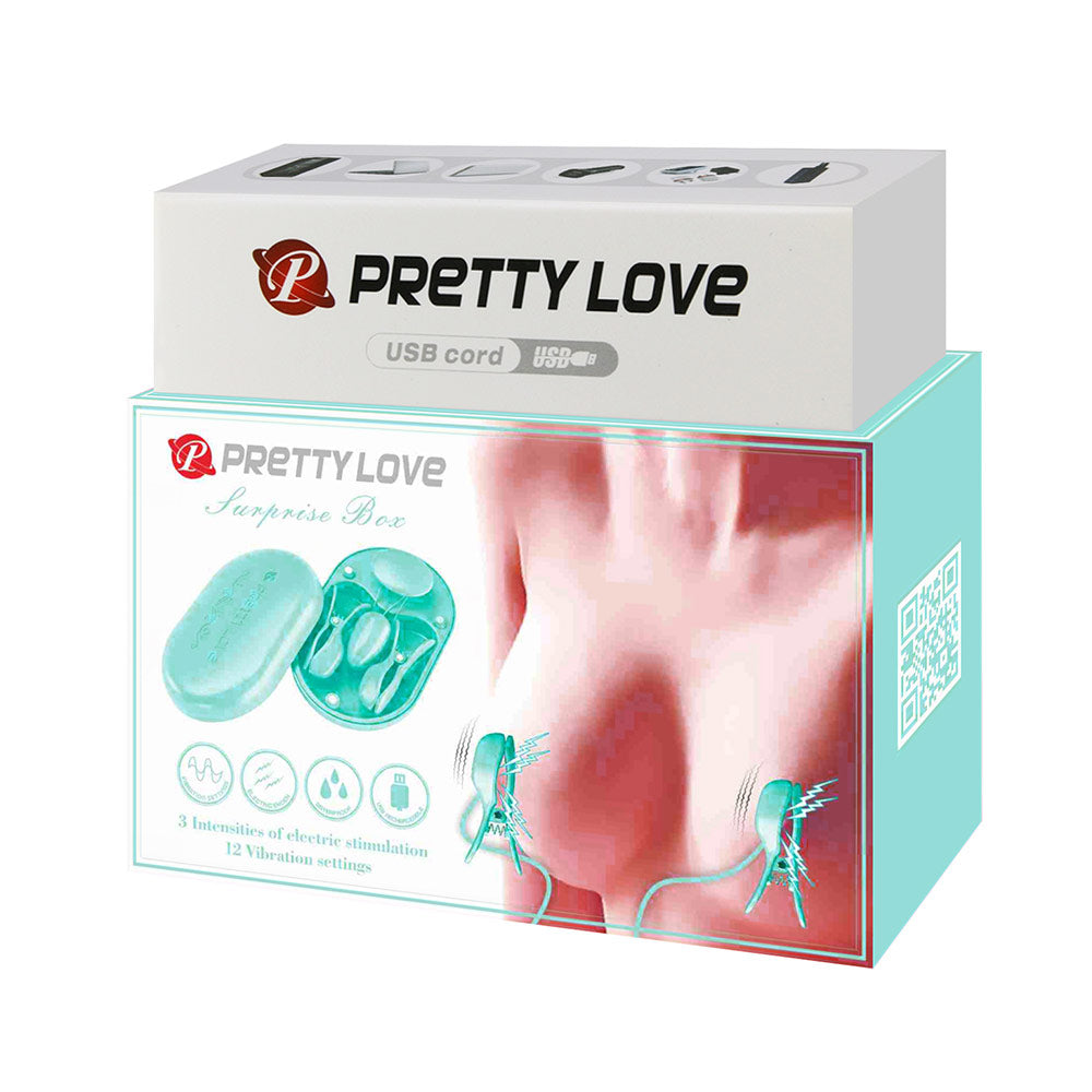 Pretty Love Surprise Box Electro Stim Nipple Clamps