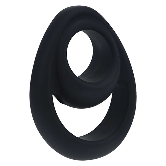 Shots LEVELZ Double Ergo Silicone Cock & Ball Ring
