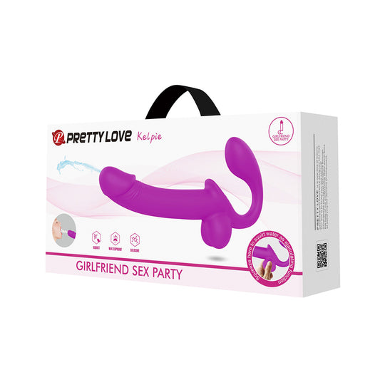 Pretty Love Kelpie Ejaculating Strapless Strap-On