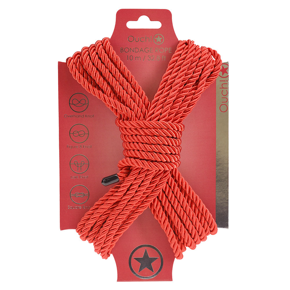 Shots Ouch! Nylon Bondage Rope - 10m