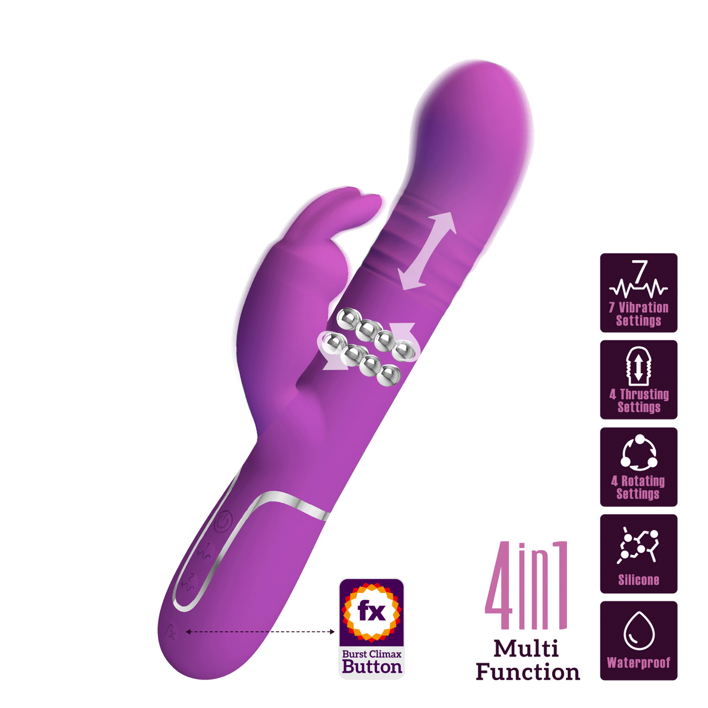 Pretty Love Twinkled Tenderness Thrusting Rabbit Vibrator