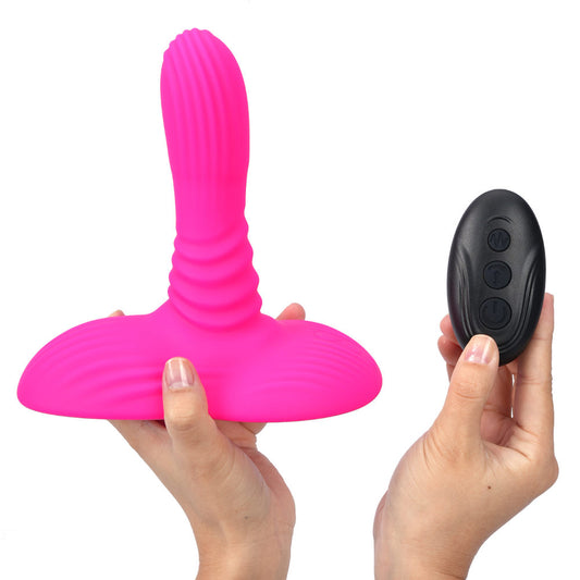 Maia Adira Remote Control Vibrating & Thrusting Dong