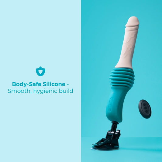 b-Vibe Realistic Thrusting Dildo Machine