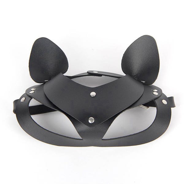 Ohyeah Lingerie Vegan Leather Cat Eye Mask