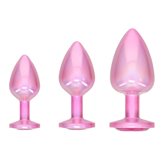 Shots Ouch! Paris Collection Metal Butt Plug Set