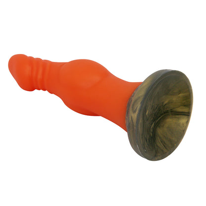 Power Monsters Blazeheart Charger Rippled Dildo