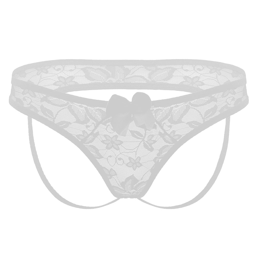 Love In Leather Bumless Lace Panties