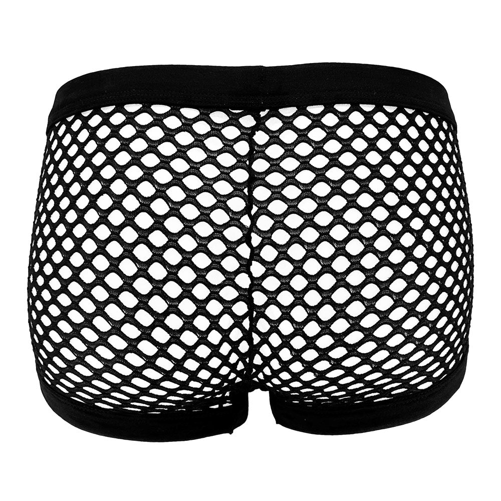 Love In Leather Mens Mesh Boyshort