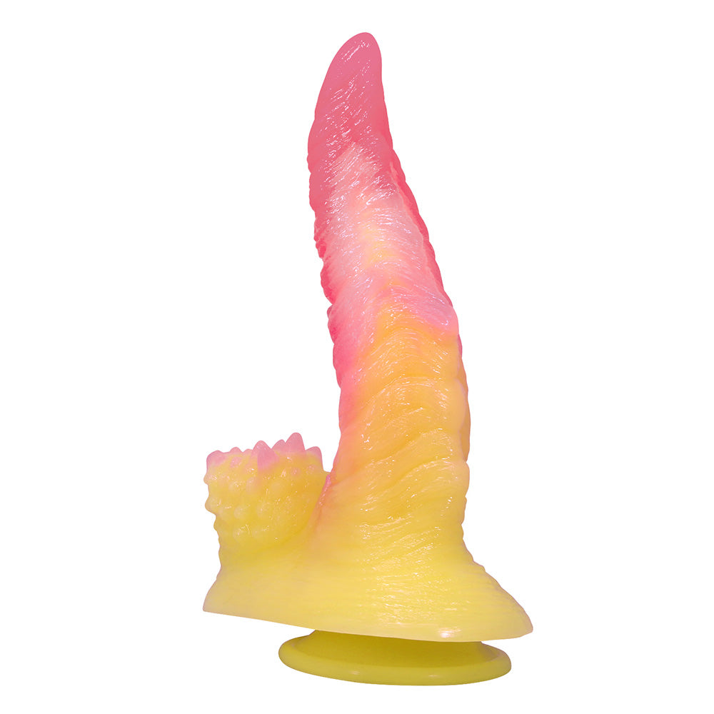 Power Monsters Flame Beast Rippled Dildo