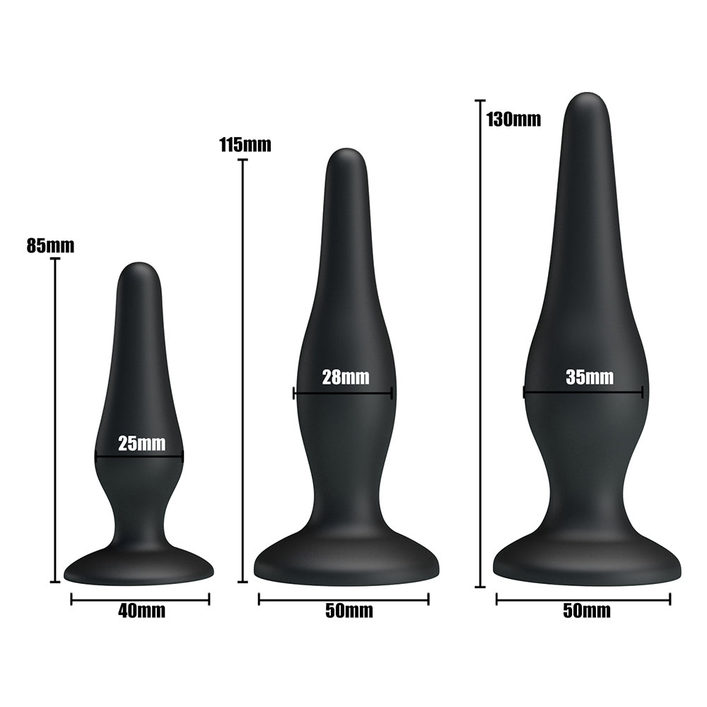 Pretty Love Beginner's Mini Butt Plug Set