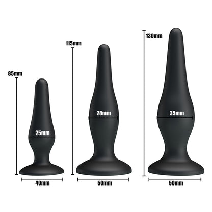 Pretty Love Beginner's Mini Butt Plug Set