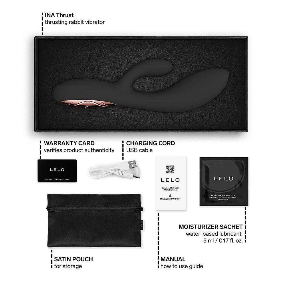 LELO Ina Thrust Rabbit Vibrator