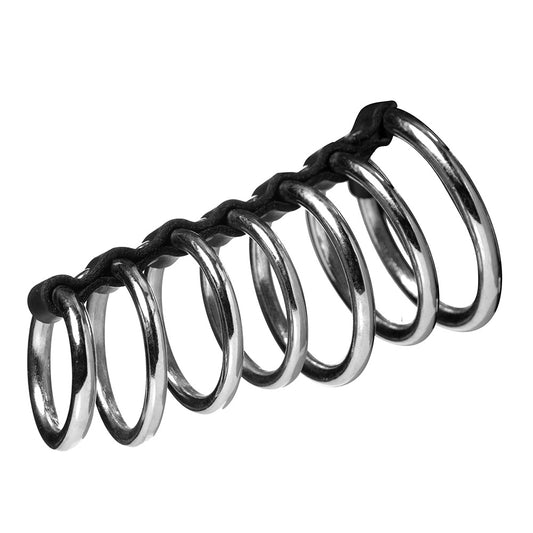 Triune Gates Of Hell Leather Chastity Device