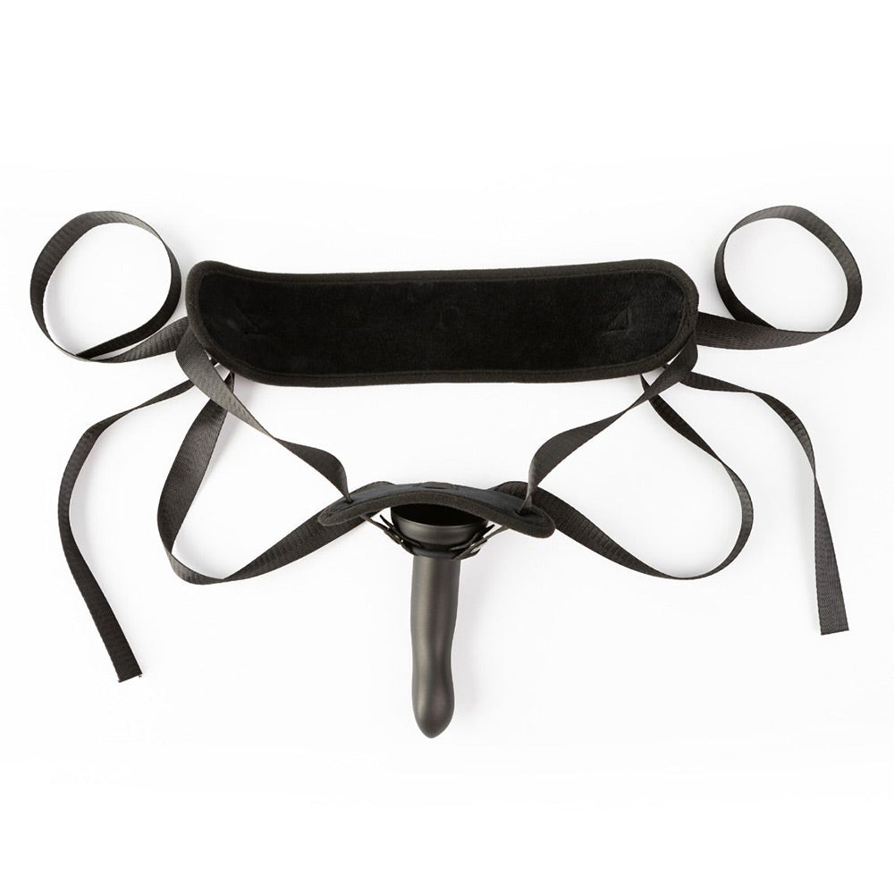 Sei Mio Cocked and Loaded Deluxe Strap-On Harness with Posable Dildo