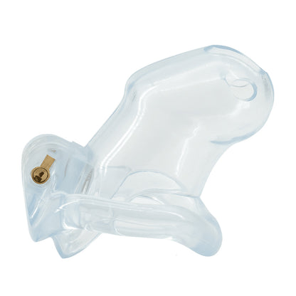 Love In Leather Short Lockable Resin Cock Cage