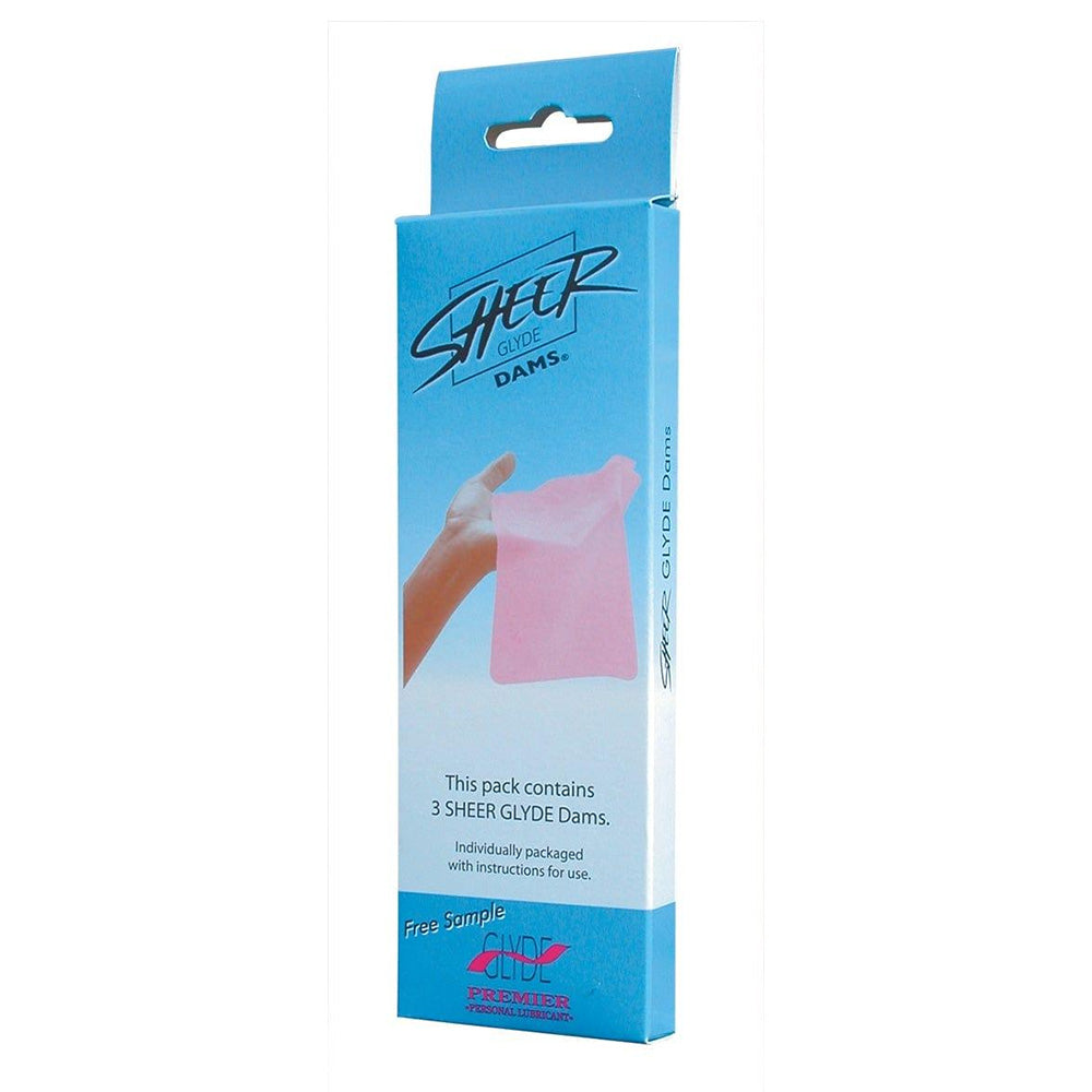 Glyde Health Oral Sheer Dams Mixed Flavours - 3 Pieces