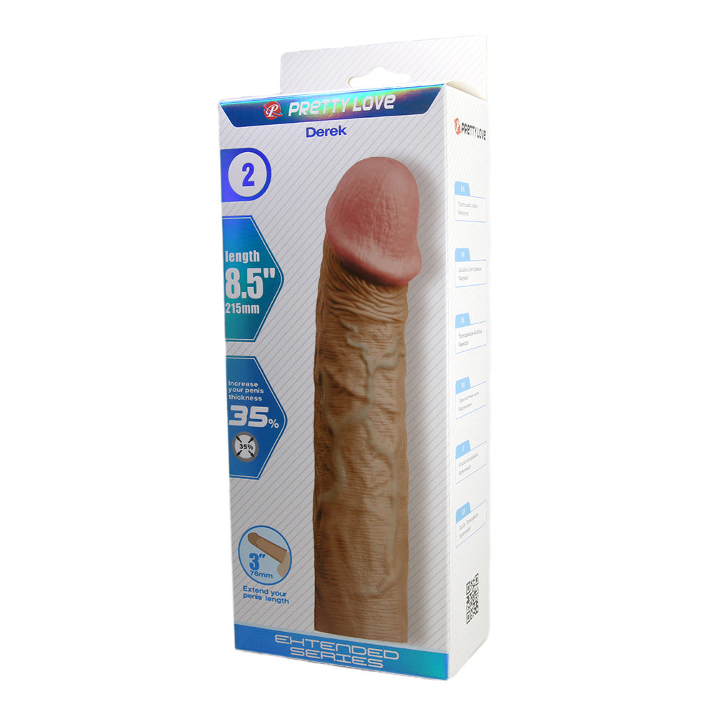 Pretty Love Derek 8.5 Inch Penis Extension Sleeve