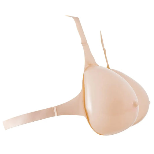 Jolly Booby F-Cup Inflatable Boobs with Adjustable Strap