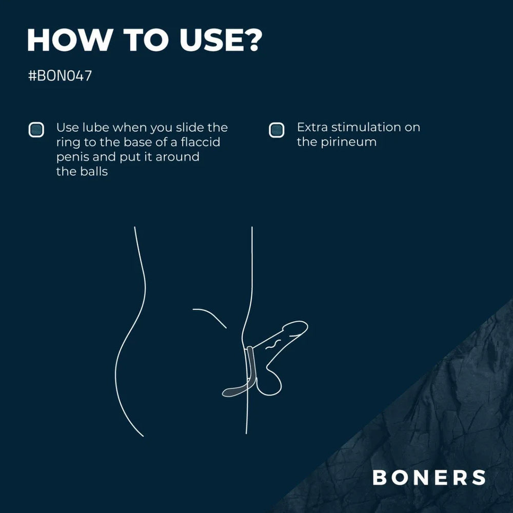Boners Cock Ring & Perineum Stimulator