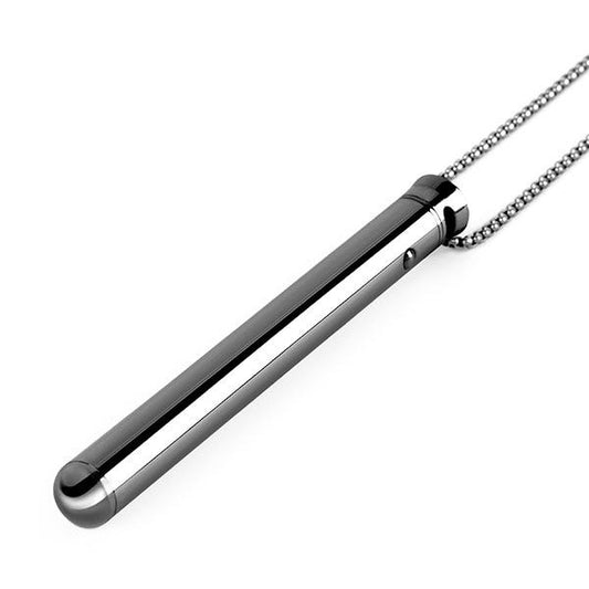Le Wand Chrome Pendant Necklace Vibrator - Black