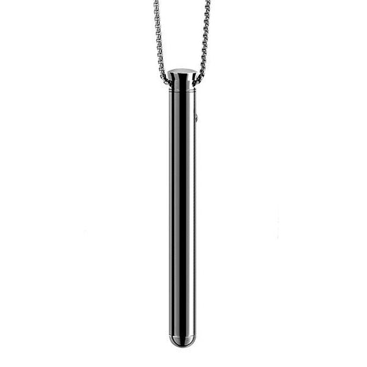 Le Wand Chrome Pendant Necklace Vibrator - Black