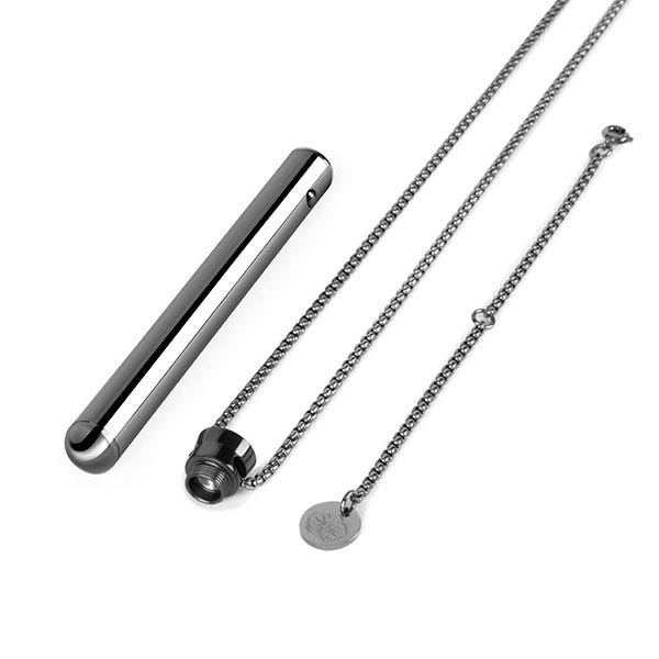 Le Wand Chrome Pendant Necklace Vibrator - Black