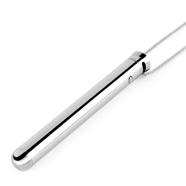 Le Wand Chrome Pendant Necklace Vibrator - Silver