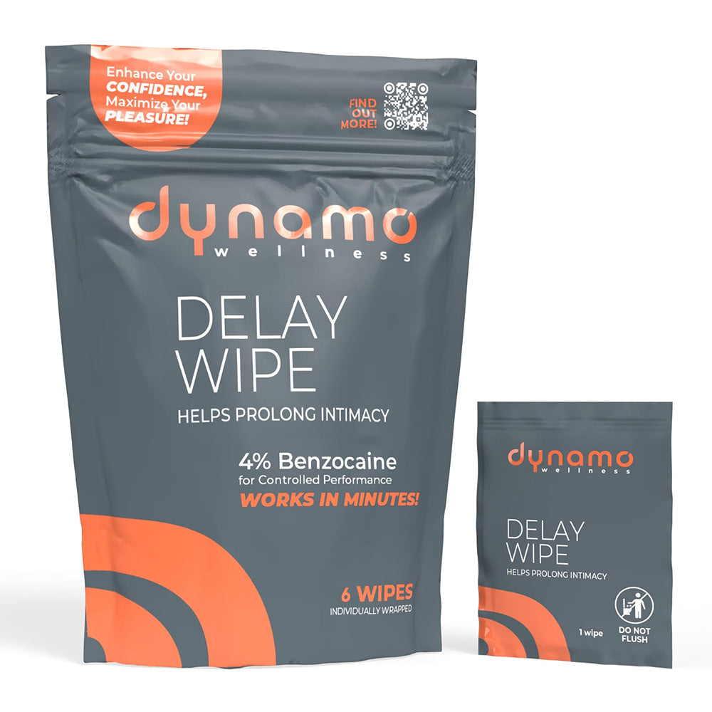 Dynamo Endurance & Desensitizing Delay Wipes for Men - 6 pack