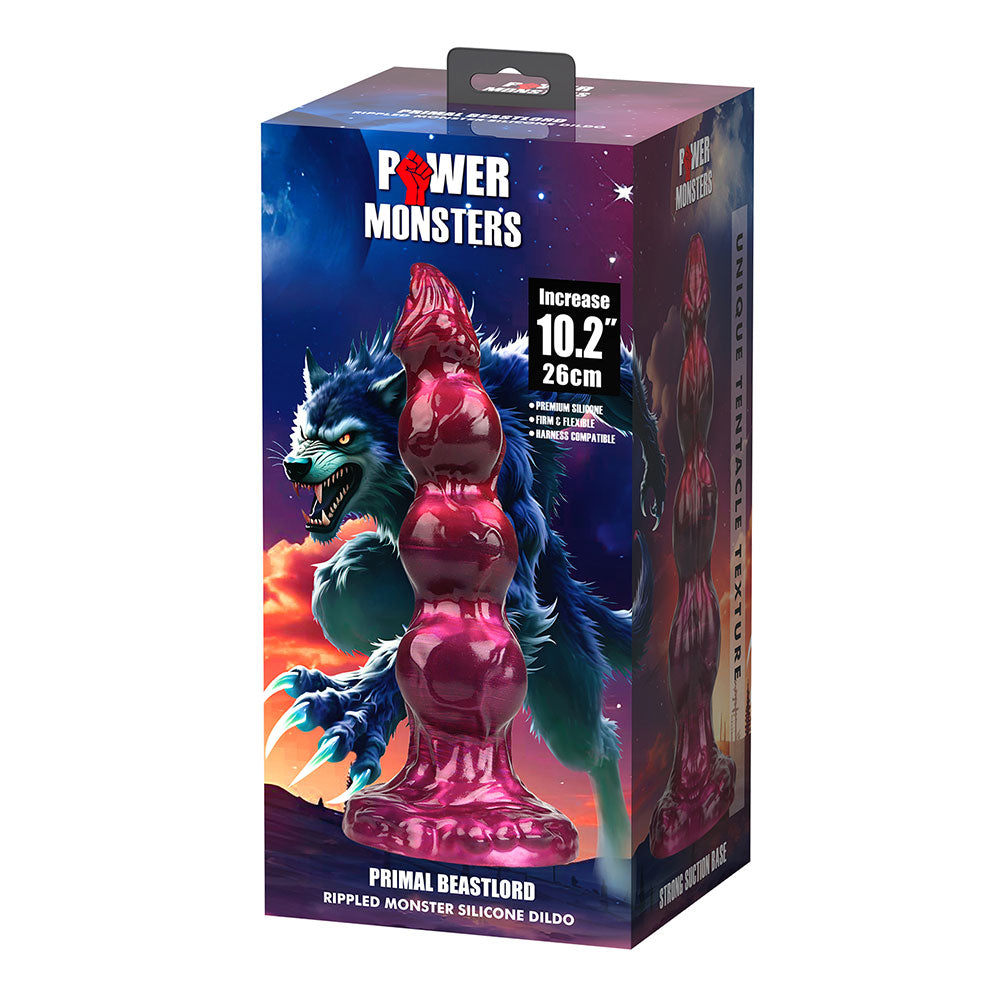 Power Monsters Primal Beastload Rippled Dildo