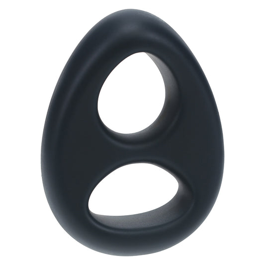Shots LEVELZ Double Liquid Silicone Cock & Ball Ring