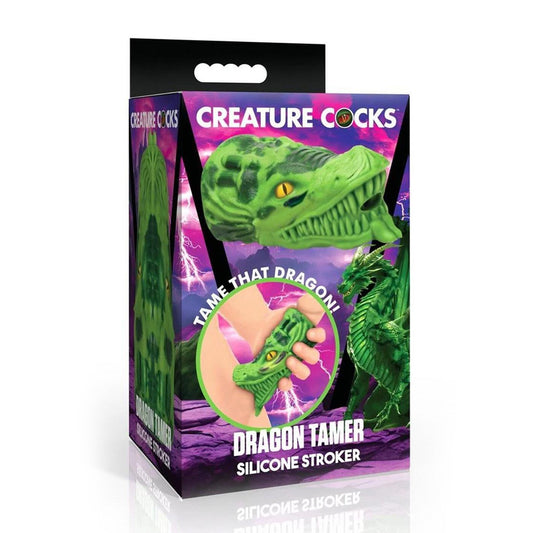 Creature Cocks Green Dragon Tamer Silicone Stroker