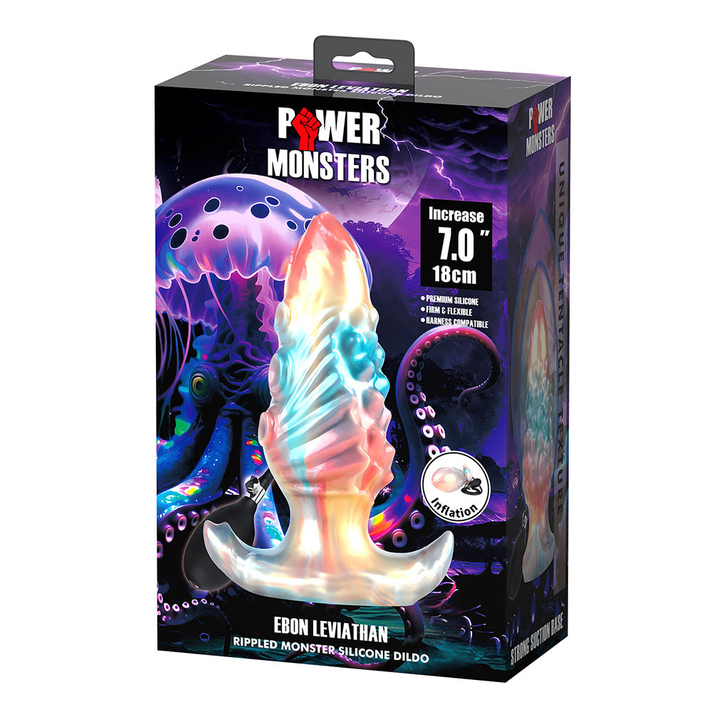 Power Monsters Ebon Leviathan Inflatable Anal Plug