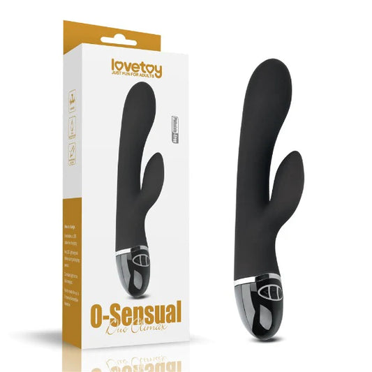O-Sensual Clit Duo Climax Rechargeable Rabbit Vibrator