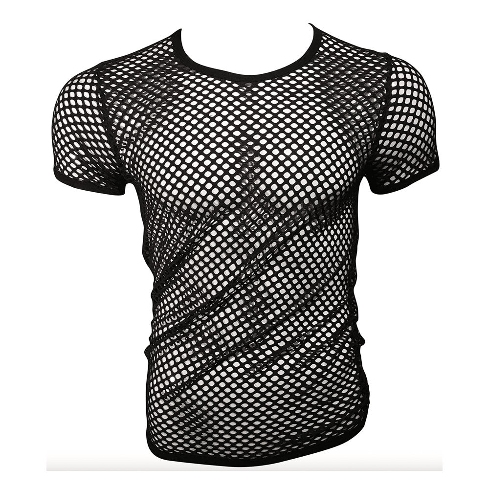 Love In Leather Mesh Top