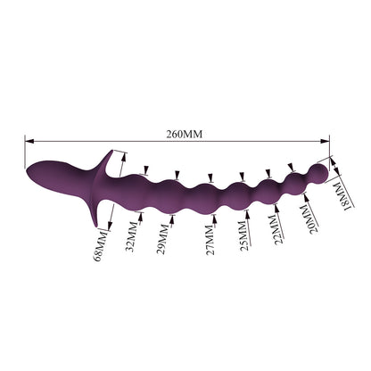 Pretty Love Rigdon Vibrating Anal Beads