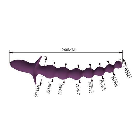 Pretty Love Rigdon Vibrating Anal Beads