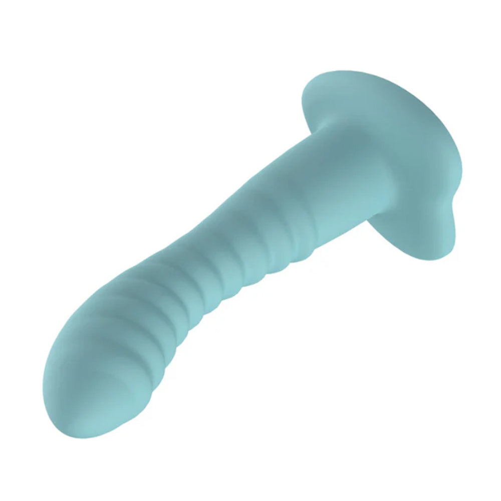 Passion Play Liquid Silicone Ridged Suction Cup Dildo