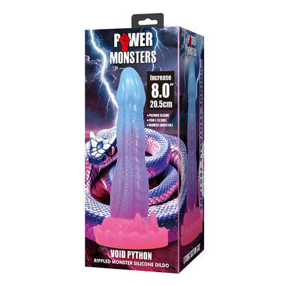 Power Monsters Void Python Rippled Dildo