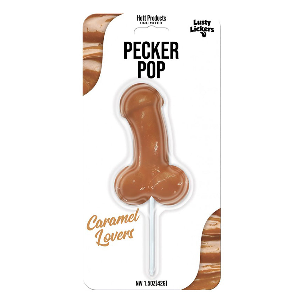Hott Products Pecker Pop Caramel Lollipop