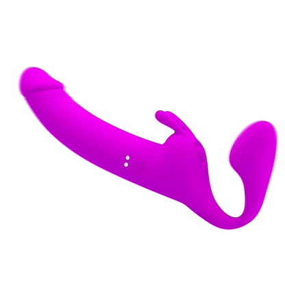 Pretty Love Zanini Vibrating Strapless Strap-On