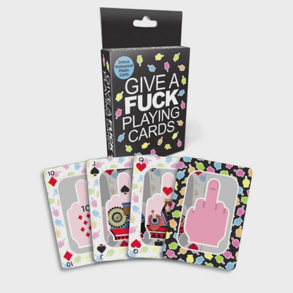 Little Genie Give A Fuck Waterproof Playing Cards