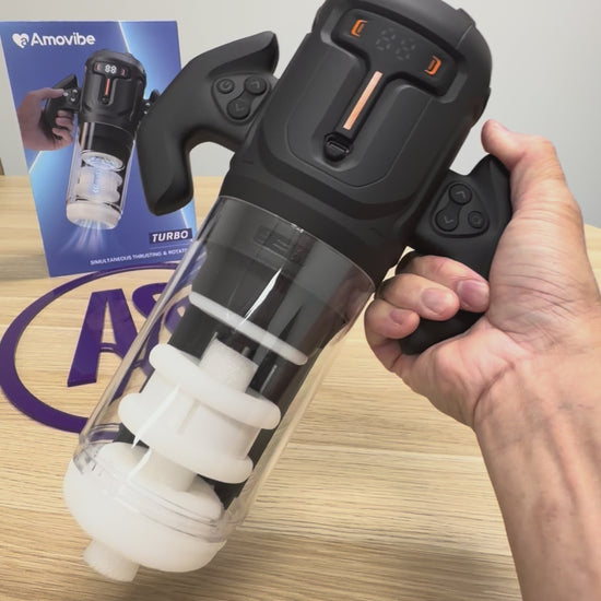 Amovibe Turbo Auto Thrusting & Rotating Masturbator