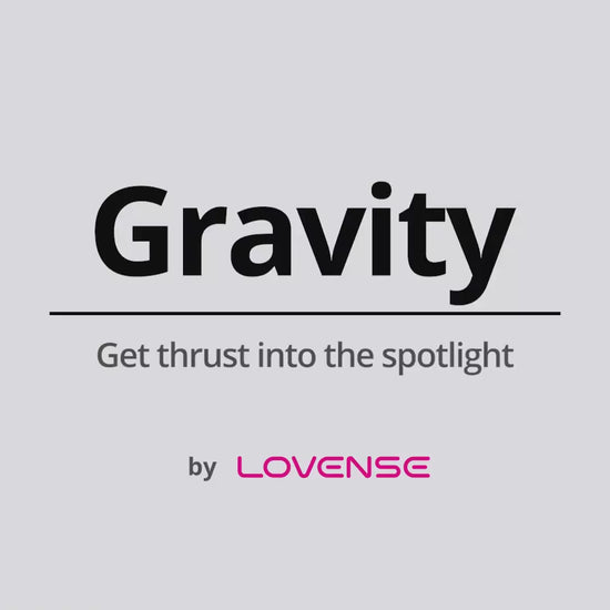 Lovense Gravity Vibrating and Thrusting Dildo